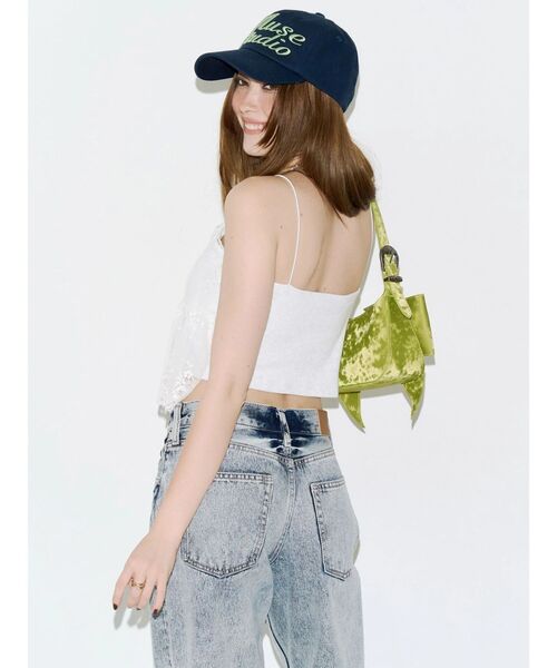 EVRIS(エヴリス)の「MUSE ロゴCAP(キャップ・レディース・ブラック/ネイビー・FREE)」の5枚目の写真