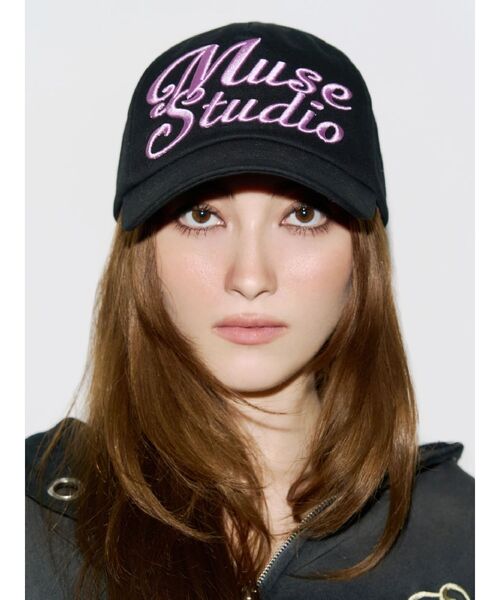 EVRIS(エヴリス)の「MUSE ロゴCAP(キャップ・レディース・ブラック/ネイビー・FREE)」の8枚目の写真