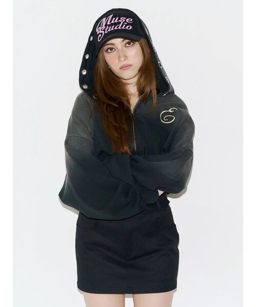 EVRIS(エヴリス)の「MUSE ロゴCAP(キャップ・レディース・ブラック/ネイビー・FREE)」の10枚目の写真