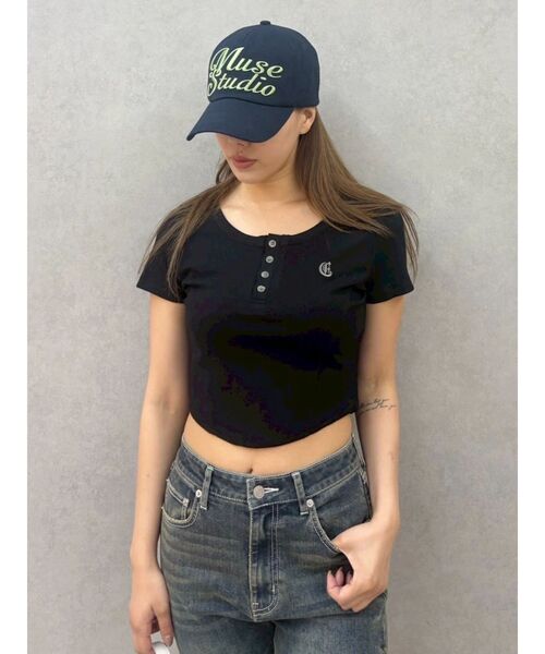 EVRIS(エヴリス)の「MUSE ロゴCAP(キャップ・レディース・ブラック/ネイビー・FREE)」の14枚目の写真