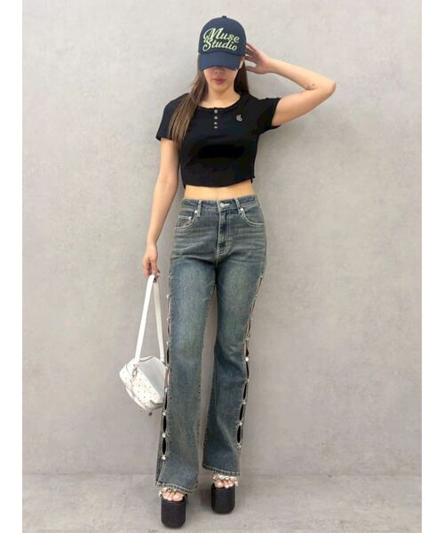 EVRIS(エヴリス)の「MUSE ロゴCAP(キャップ・レディース・ブラック/ネイビー・FREE)」の15枚目の写真