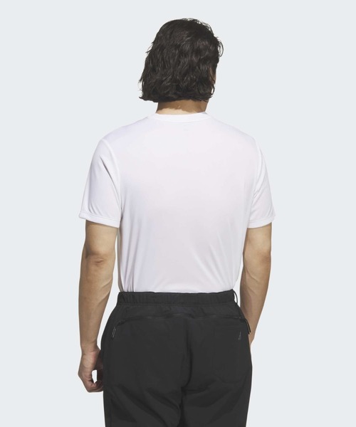 adidas(アディダス)の「クルーネック 半袖シャツ【adidas Golf/アディダスゴルフ】(Tシャツ/カットソー・メンズ・ホワイト・SMALL/X-LARGE/MEDIUM/LARGE/3XL/XX-LARGE)」の2枚目の写真