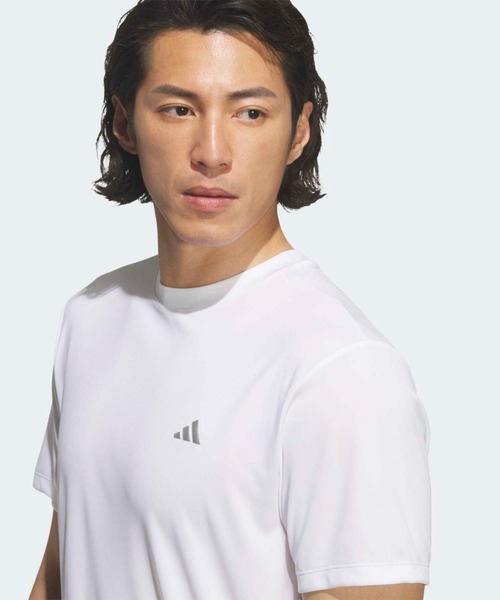 adidas(アディダス)の「クルーネック 半袖シャツ【adidas Golf/アディダスゴルフ】(Tシャツ/カットソー・メンズ・ホワイト・SMALL/X-LARGE/MEDIUM/LARGE/3XL/XX-LARGE)」の5枚目の写真
