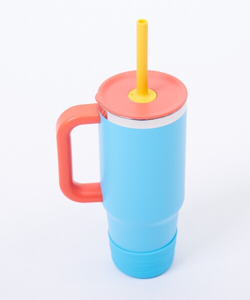HYDRO FLASK（ハイドロフラスク）の「【HYDRO FLASK / ハイドロフラスク】24oz KIDS TUMBLER WITH STRAW / タンブラー / コップ（グラス/マグカップ/タンブラー・メンズ・ピンク/ライム/ブルー/エメラルド/スモークピンク・フリー）」の16枚目の写真