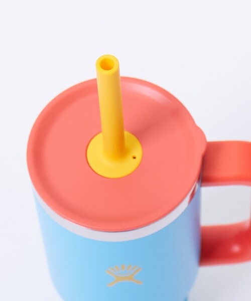 HYDRO FLASK（ハイドロフラスク）の「【HYDRO FLASK / ハイドロフラスク】24oz KIDS TUMBLER WITH STRAW / タンブラー / コップ（グラス/マグカップ/タンブラー・メンズ・ピンク/ライム/ブルー/エメラルド/スモークピンク・フリー）」の15枚目の写真