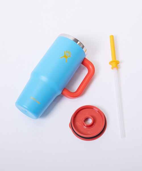 HYDRO FLASK（ハイドロフラスク）の「【HYDRO FLASK / ハイドロフラスク】24oz KIDS TUMBLER WITH STRAW / タンブラー / コップ（グラス/マグカップ/タンブラー・メンズ・ピンク/ライム/ブルー/エメラルド/スモークピンク・フリー）」の14枚目の写真