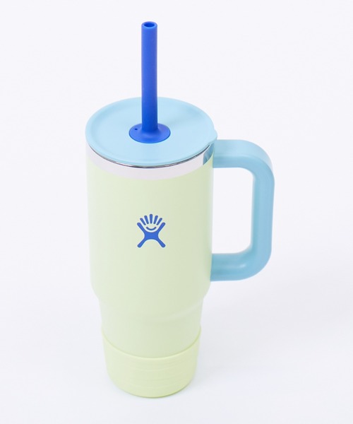 HYDRO FLASK（ハイドロフラスク）の「【HYDRO FLASK / ハイドロフラスク】24oz KIDS TUMBLER WITH STRAW / タンブラー / コップ（グラス/マグカップ/タンブラー・メンズ・ピンク/ライム/ブルー/エメラルド/スモークピンク・フリー）」の2枚目の写真