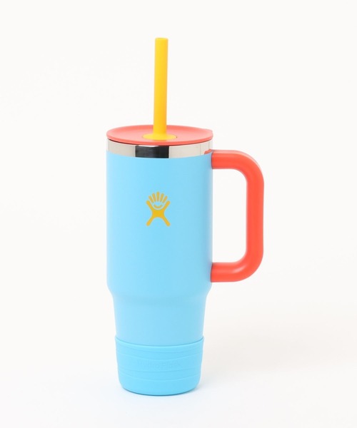 HYDRO FLASK（ハイドロフラスク）の「【HYDRO FLASK / ハイドロフラスク】24oz KIDS TUMBLER WITH STRAW / タンブラー / コップ（グラス/マグカップ/タンブラー・メンズ・ピンク/ライム/ブルー/エメラルド/スモークピンク・フリー）」の4枚目の写真