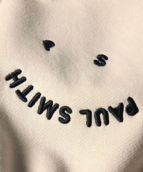 PS Paul Smith(ピーエスポールスミス)の「【オンラインショップ限定】ウィメンズ "Happy" フーデッドパーカ / 555854 EC226VE(パーカー・レディース・キナリ/ブラック・MEDIUM/LARGE/2L)」の6枚目の写真