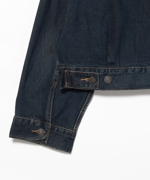 Levi's(リーバイス)の「LEVI’S(R) / Loose Crop Trucker Jacket(デニムジャケット・レディース・インディゴブルー・SMALL)」の8枚目の写真