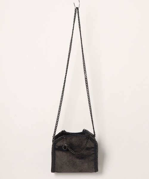 STELLA McCARTNEY(ステラマッカートニー)の「Falabella Tiny Tote Bag / ファラベラ タイニー トートバッグ(ショルダーバッグ・レディース・ダークネイビー・ONE SIZE)」の3枚目の写真