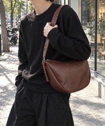 CIYOT（シヨウト）の「【CIYOT】2WAY ブレイデッドベルト ハーフムーン ショルダーバッグ（ショルダーバッグ）」