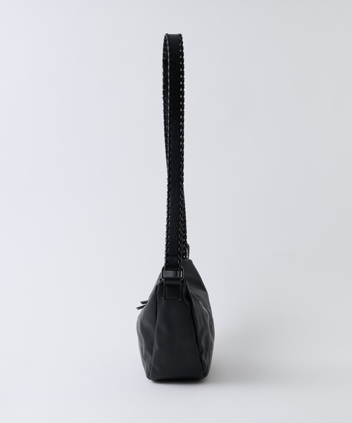 CIYOT(シヨウト)の「【CIYOT】2WAY ブレイデッドベルト ハーフムーン ショルダーバッグ(ショルダーバッグ・メンズ・ブラウン/ブラック/ブラウン系・FREE)」の5枚目の写真