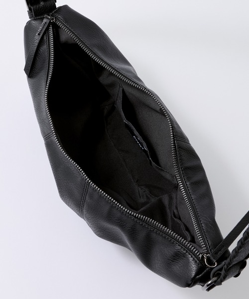 CIYOT(シヨウト)の「【CIYOT】2WAY ブレイデッドベルト ハーフムーン ショルダーバッグ(ショルダーバッグ・メンズ・ブラウン/ブラック/ブラウン系・FREE)」の10枚目の写真