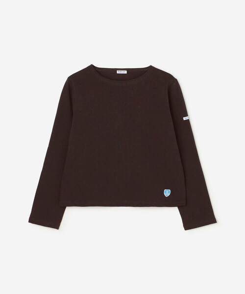 ORCIVAL(オーシバル)の「ORCIVAL | コットンロード クルーネック長袖カットソー WOMEN(Tシャツ/カットソー・レディース・ホワイト系その他5/ダークブラウン/ブルー系その他5/ブルー系その他6/レッド系その他/グレー系その他/パープル系その他/アイボリー/ブラック・1/2)」の5枚目の写真