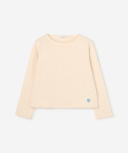 ORCIVAL(オーシバル)の「ORCIVAL | コットンロード クルーネック長袖カットソー WOMEN(Tシャツ/カットソー・レディース・ホワイト系その他5/ダークブラウン/ブルー系その他5/ブルー系その他6/レッド系その他/グレー系その他/パープル系その他/アイボリー/ブラック・1/2)」の2枚目の写真