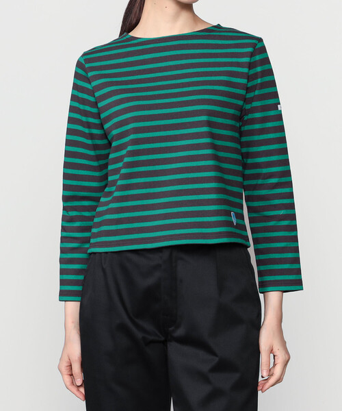 ORCIVAL(オーシバル)の「ORCIVAL | コットンロード クルーネック長袖カットソー WOMEN(Tシャツ/カットソー・レディース・ホワイト系その他5/ダークブラウン/ブルー系その他5/ブルー系その他6/レッド系その他/グレー系その他/パープル系その他/アイボリー/ブラック・1/2)」の7枚目の写真