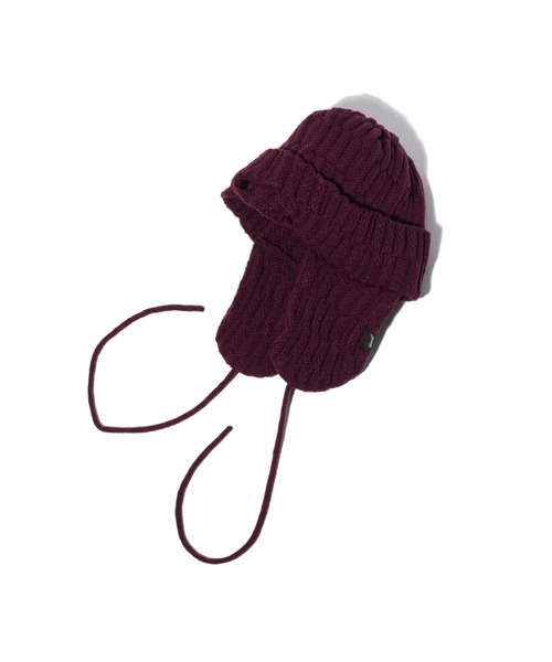 glamb(グラム)の「2Way Balaclava Cap / 2ウェイバラクラバキャップ(ニットキャップ/ビーニー・メンズ・ブラック/ワイン・FREE)」の10枚目の写真