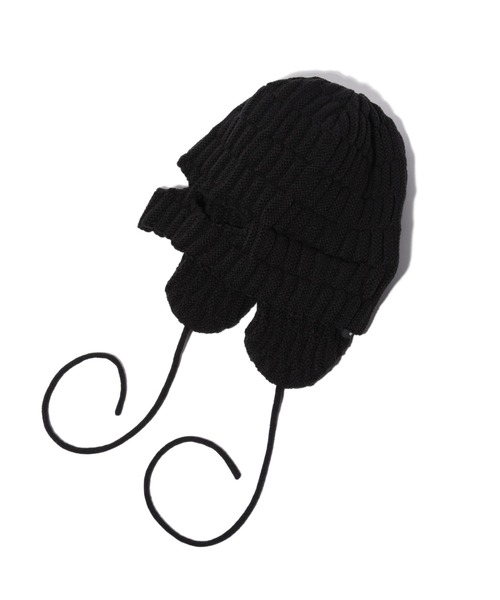 glamb(グラム)の「2Way Balaclava Cap / 2ウェイバラクラバキャップ(ニットキャップ/ビーニー・メンズ・ブラック/ワイン・FREE)」の13枚目の写真