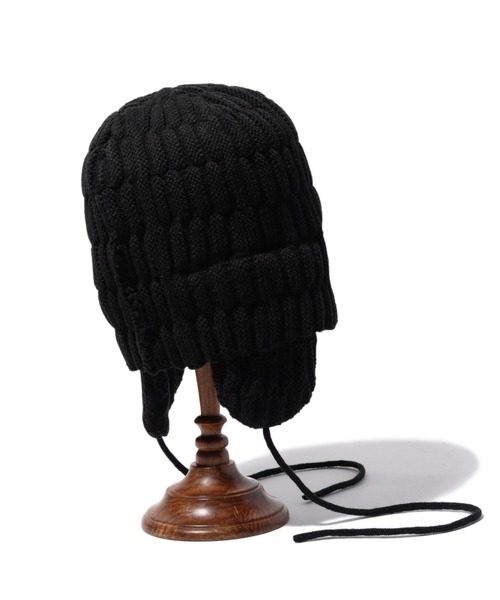 glamb(グラム)の「2Way Balaclava Cap / 2ウェイバラクラバキャップ(ニットキャップ/ビーニー・メンズ・ブラック/ワイン・FREE)」の17枚目の写真