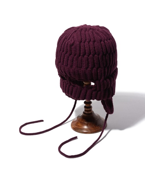 glamb(グラム)の「2Way Balaclava Cap / 2ウェイバラクラバキャップ(ニットキャップ/ビーニー・メンズ・ブラック/ワイン・FREE)」の19枚目の写真