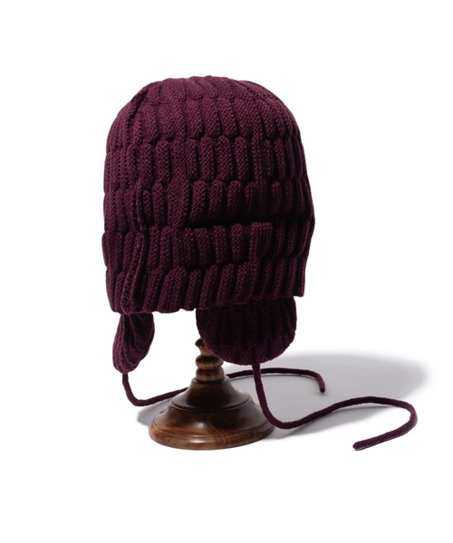 glamb(グラム)の「2Way Balaclava Cap / 2ウェイバラクラバキャップ(ニットキャップ/ビーニー・メンズ・ブラック/ワイン・FREE)」の21枚目の写真