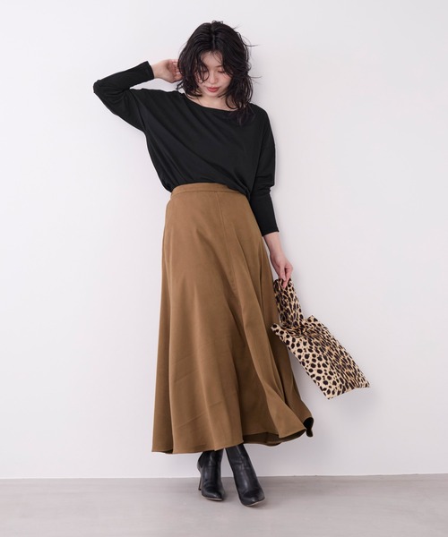 MICA&DEAL（マイカ＆ディール）の「ハイツイストプルオーバー（Tシャツ/カットソー・レディース・オフホワイト/ブラック/オレンジ・FREE）」の15枚目の写真