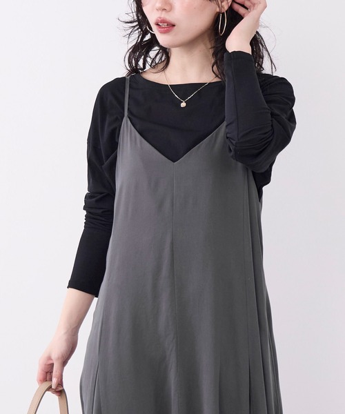 MICA&DEAL（マイカ＆ディール）の「ハイツイストプルオーバー（Tシャツ/カットソー・レディース・オフホワイト/ブラック/オレンジ・FREE）」の19枚目の写真