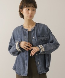パウダーシルクデニムジャケット
