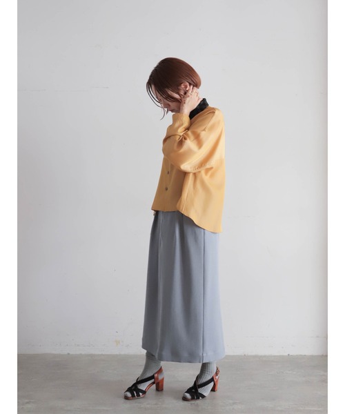 予約】TRツイル タックストレートスカート | NOMBRE IMPAIR