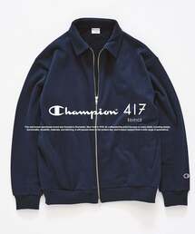 417 EDIFICE（フォーワンセブンエディフィス）の「CHAMPION × 417 ジップスウェットカーディガン（スウェット）」
