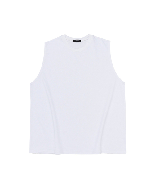 CARGOBROS(カーゴブロス)の「ライトウェイトベーシックスリーブレス(ホワイト)(Tシャツ/カットソー・メンズ・その他・FREE)」の1枚目の写真