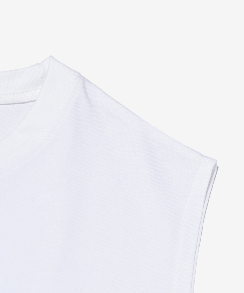 CARGOBROS(カーゴブロス)の「ライトウェイトベーシックスリーブレス(ホワイト)(Tシャツ/カットソー・メンズ・その他・FREE)」の4枚目の写真