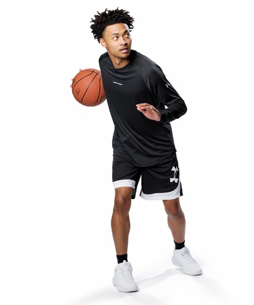 UNDER ARMOUR（アンダーアーマー）の「UAネクストジェン ロングスリーブ Tシャツ（バスケットボール/メンズ）（Tシャツ/カットソー・メンズ・ブラック・3XL/S/XL/L）」の9枚目の写真