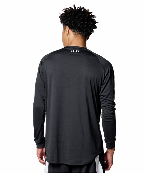 UNDER ARMOUR（アンダーアーマー）の「UAネクストジェン ロングスリーブ Tシャツ（バスケットボール/メンズ）（Tシャツ/カットソー・メンズ・ブラック・3XL/S/XL/L）」の2枚目の写真