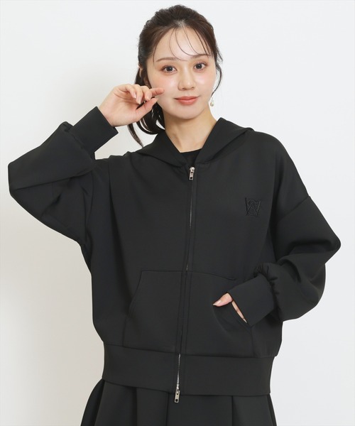 WILLSELECTION(ウィルセレクション)の「【セットアップ対応】ロゴ刺繍オーバーサイズフーディ(その他アウター・レディース・ピンク/ブルー/ブラック/グレー・FREE)」の7枚目の写真