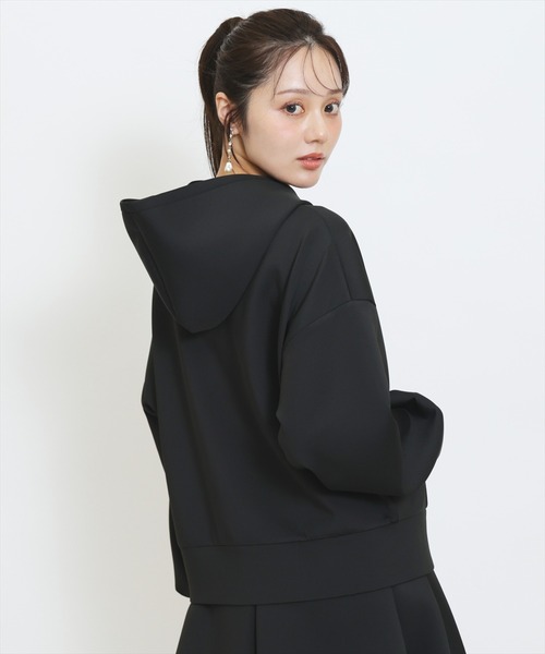 WILLSELECTION(ウィルセレクション)の「【セットアップ対応】ロゴ刺繍オーバーサイズフーディ(その他アウター・レディース・ピンク/ブルー/ブラック/グレー・FREE)」の9枚目の写真