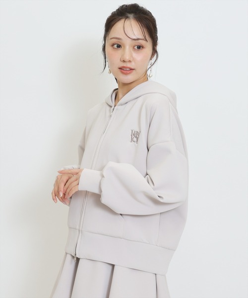 WILLSELECTION(ウィルセレクション)の「【セットアップ対応】ロゴ刺繍オーバーサイズフーディ(その他アウター・レディース・ピンク/ブルー/ブラック/グレー・FREE)」の17枚目の写真