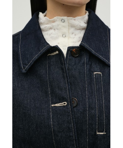 STYLEMIXER(スタイルミキサー)の「デニムカバーオールミニワンピース(ワンピース・レディース・インディゴブルー・MEDIUM/SMALL)」の8枚目の写真