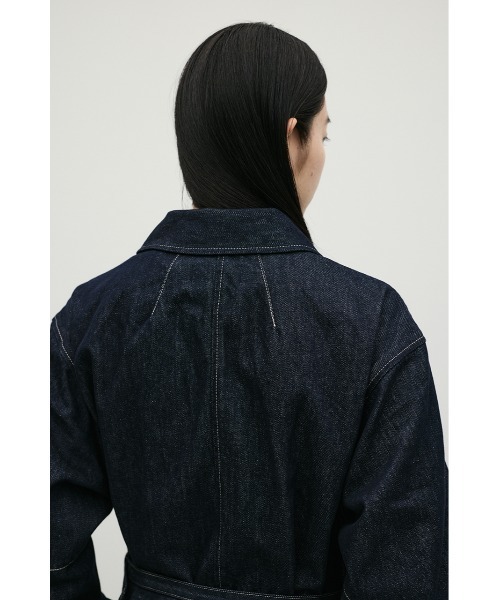STYLEMIXER(スタイルミキサー)の「デニムカバーオールミニワンピース(ワンピース・レディース・インディゴブルー・MEDIUM/SMALL)」の12枚目の写真