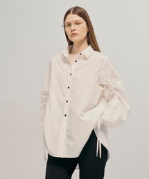 《un STANDARD by LEPSIM》袖シャーリングシャツ 1051932