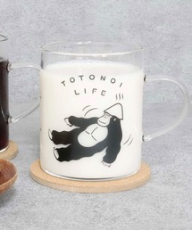 ごリラックス（ゴリラックス）の「ごリラックス ととのい耐熱グラスマグ（グラス/マグカップ/タンブラー）」