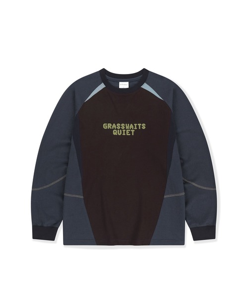 SUNLOVE(サンラブ)の「Quiet Training LS Tee(Tシャツ/カットソー・レディース・ブラウン/ライトグリーン・L/S/M)」の1枚目の写真