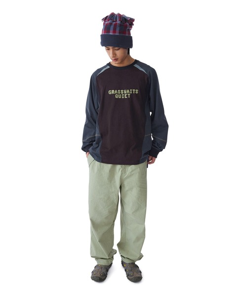 SUNLOVE(サンラブ)の「Quiet Training LS Tee(Tシャツ/カットソー・レディース・ブラウン/ライトグリーン・L/S/M)」の6枚目の写真