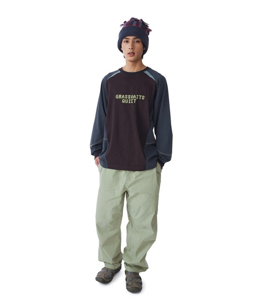 SUNLOVE(サンラブ)の「Quiet Training LS Tee(Tシャツ/カットソー・レディース・ブラウン/ライトグリーン・L/S/M)」の7枚目の写真