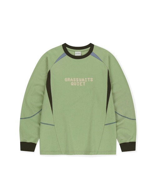 SUNLOVE(サンラブ)の「Quiet Training LS Tee(Tシャツ/カットソー・レディース・ブラウン/ライトグリーン・L/S/M)」の9枚目の写真