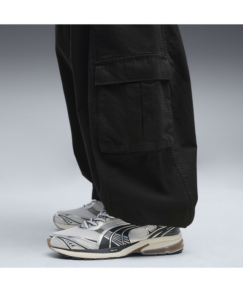 PUMA(プーマ)の「PUMA プーマ ウィメンズ ESS リラックス バレル リップストップ カーゴ スラ(その他パンツ・レディース・グレー/ブラック・SMALL/X-LARGE/LARGE/MEDIUM)」の8枚目の写真