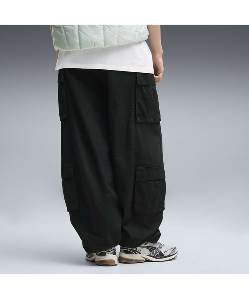 PUMA(プーマ)の「PUMA プーマ ウィメンズ ESS リラックス バレル リップストップ カーゴ スラ(その他パンツ・レディース・グレー/ブラック・SMALL/X-LARGE/LARGE/MEDIUM)」の10枚目の写真