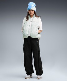 PUMA プーマ ウィメンズ ESS リラックス バレル リップストップ カーゴ スラ
