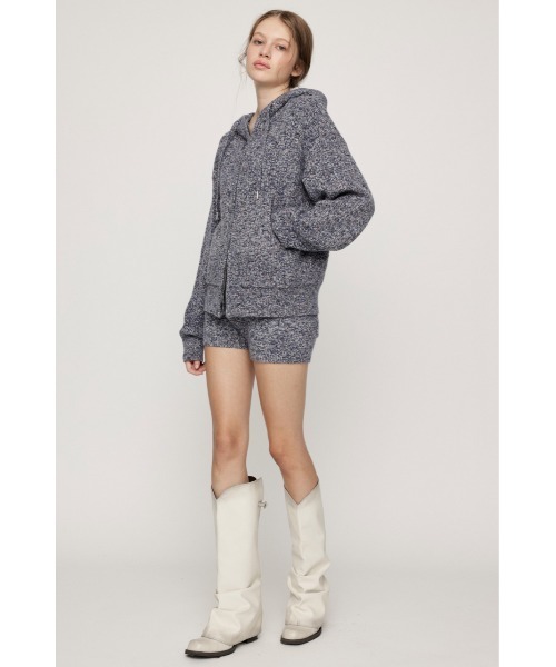 SLY(スライ)の「MULTI COLAR KNIT S/PT マルチカラーニットショートパンツ 秋服(スラックス・レディース・ブラック系その他2/ブルー系その他・FREE)」の9枚目の写真